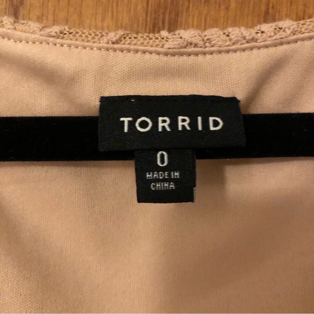 Torrid Pale Pink Lace Midi Dress - Picture 9 of 10
